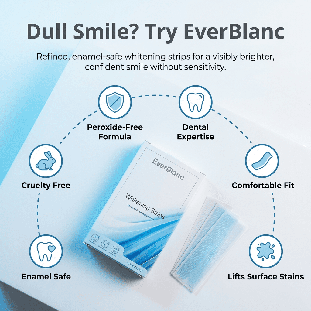 Teeth Whitening Strips | 21-Day Treatments 6 EverBlanc product features